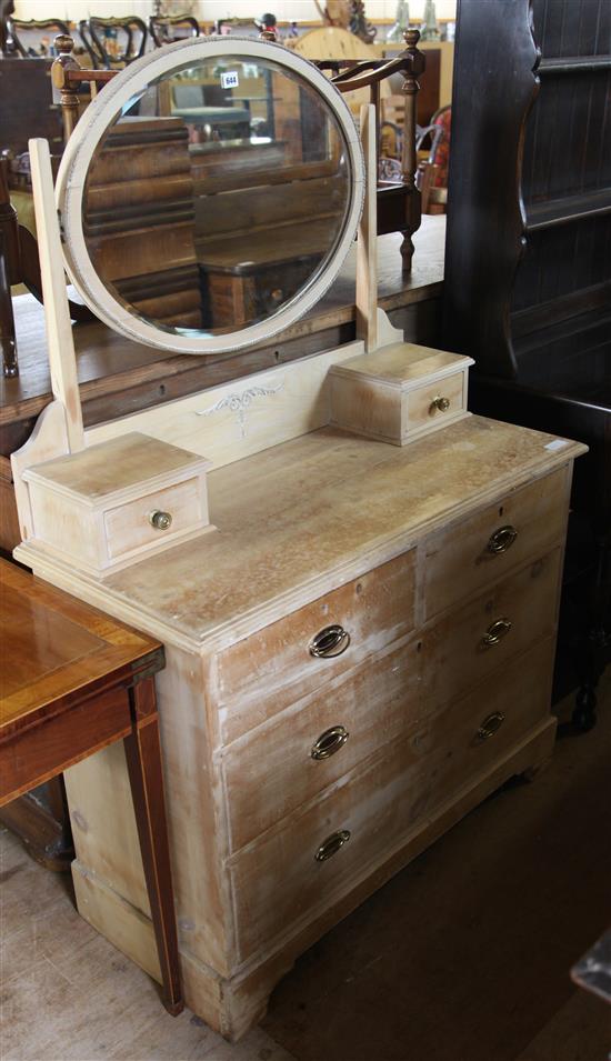Victorian pine dressing chest